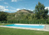 Casale Coddia - Pool with views of Civita di Bagnoregio